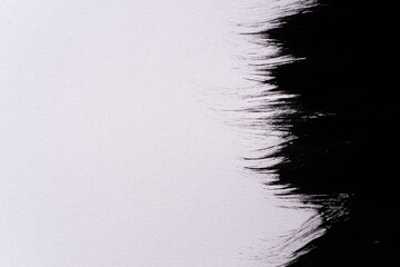 黒色の絵具の模様	