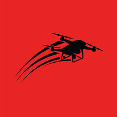 vector illustration of a drone