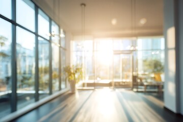 Bright, modern sustainable Office Interiors with Natural Light and Greenery 