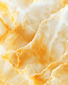 yellow marble with cracs 