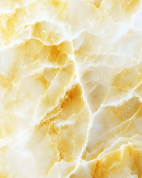 yellow marble with cracs 