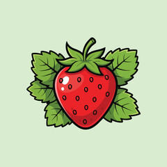 strawberry vector illustration