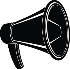 megaphone on white background.eps