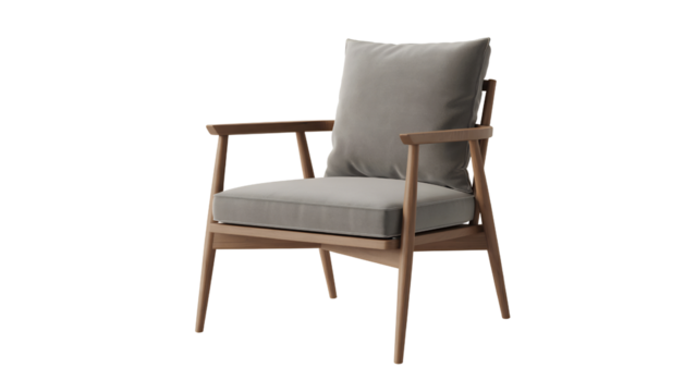 Transparent shop modern accent chair wooden frame upholstered seat cushion living room furniture online store