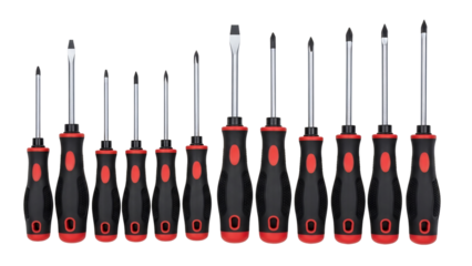 Transparent screwdriver set professional tools hand tool kit flathead phillips head mechanic repair tool set home improvement