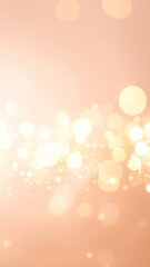 Warm Peachy Bokeh Clusters with Gentle Blur Falloff on a Gradient Background