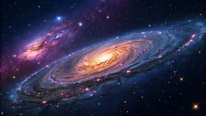 Fototapeta premium space galaxy in space