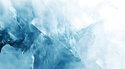 icicles on a blue background