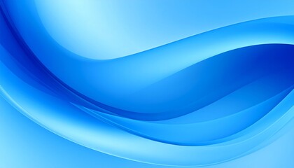 Obraz premium Abstract Blue Wave Background.