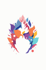 Head, Mind, Brain, Emotional Intelligence, Mental Health, Leaves, Flowers, Vector, Artwork