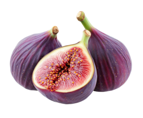 Harvesting fresh figs farm market food natural isolated on transparent background