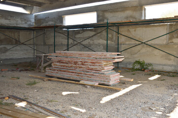 construction of a new garage. production of interior finishing works. construction industry and...