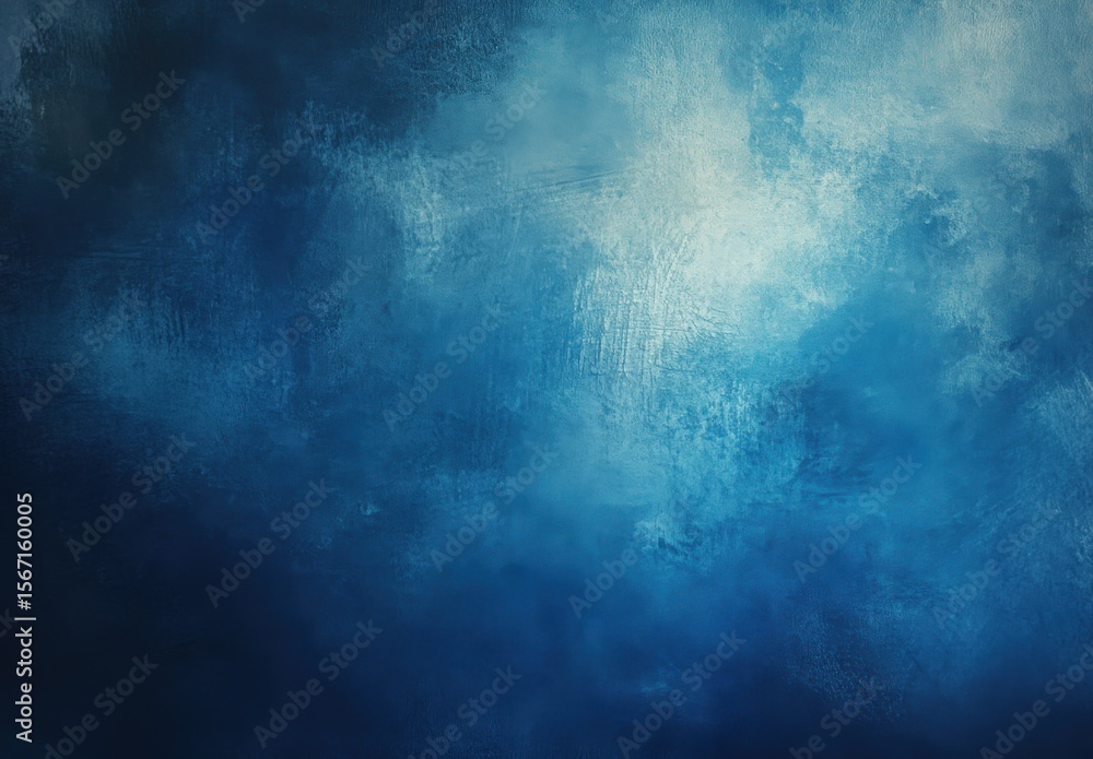 Poster dynamic blue background with layered textures and subtle dot patterns, creating a sleek and professi