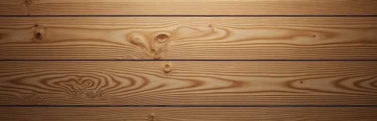 Wooden background with natural wood texture. Horizontal planks of light brown wood with visible wood grain, knots. Surface structure, detailed rustic pattern, timber. Use for design backgrounds.