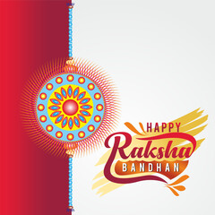 Festival Sale Raksha Bandhan Poster for Business Promotion – Vector