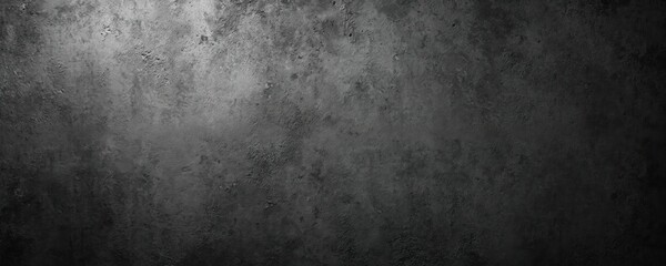 Fototapeta premium Horizontal concrete cement texture background. Dark grey grunge design old wall surface. Rough, dirty, blank, aged material. Suitable digital project, construction, architecture, building, design.