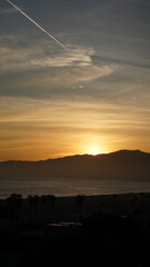 sunset at the beach