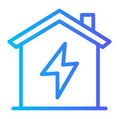 Fototapeta premium power housing icon