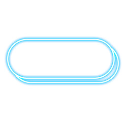 Neon Frame Button Text Box