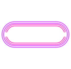 Neon Frame Button Text Box