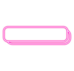 Neon Frame Button Text Box
