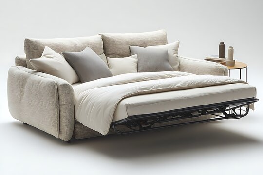 Modern sleeper couch with mattress high resolution picture