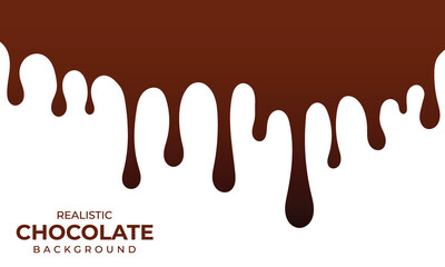 Vector Realistic Chocolate Background Wallpaper