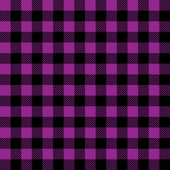 Colorful purple and black checkered pattern with diagonal lines for creative designs