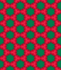 Seamless pattern with red floral vintage design, perfect for fabric, wallpaper, or textile decor