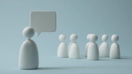 Speaker and audience illustration