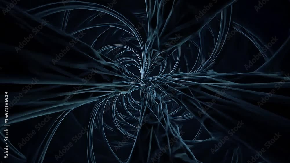 Poster abstract fractal network: explore the intricate beauty of this abstract fractal network, a mesmerizi