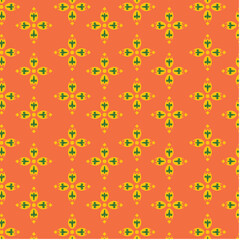 Seamless Pattern Floral Repeat Background