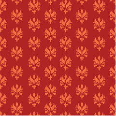 Seamless Pattern Floral Repeat Background