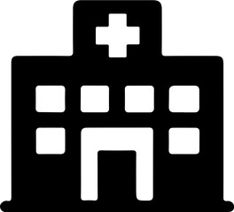 병원 건물 아이콘