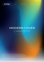 Vibrant gradient background colorful tones with modern minimalist layout, perfect for cover design and web presentations.