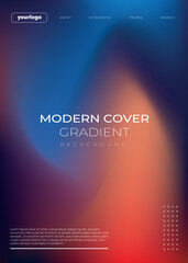 Vibrant gradient background colorful tones with modern minimalist layout, perfect for cover design and web presentations.