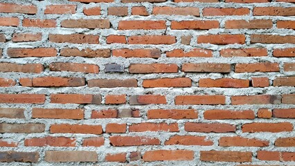 Aged and Weathered Red Brickwork, Showing Signs of Time and Use, Perfect for Historical Recreations, Grunge Effects, and Adding Character to Designs