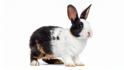 Obraz premium white rabbit isolated on white