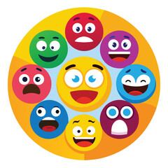 Colorful Wheel of Emotions Exploring a Spectrum of Human Feelings