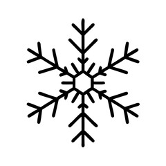 Snowflake Vector Design Isolated on White
