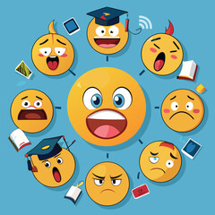Diverse Emojis A Colorful Spectrum of Emotions and Reactions