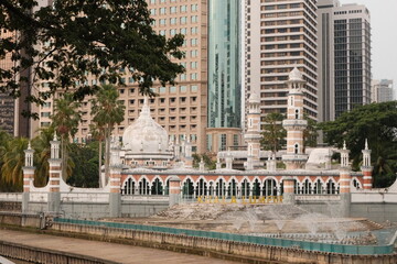 Kuala Lumpur - Malaysia, June 28, 2025; Masjid Jamek Mosque in Kuala Lumpur, Malaysia, showcasing...