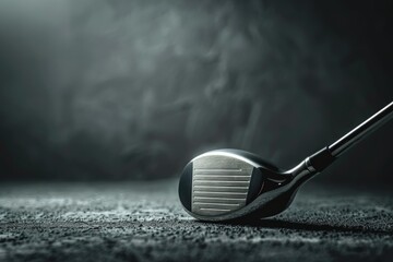 High Resolution Picture of Golf Equipment with Dark Background