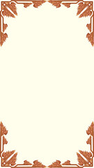 autumn leaves frame