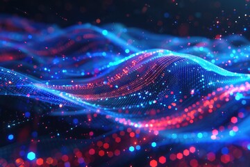 Graphic Representation of Multiple Computers Networked Over the Internet