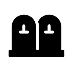 Halloween tombstones Icon