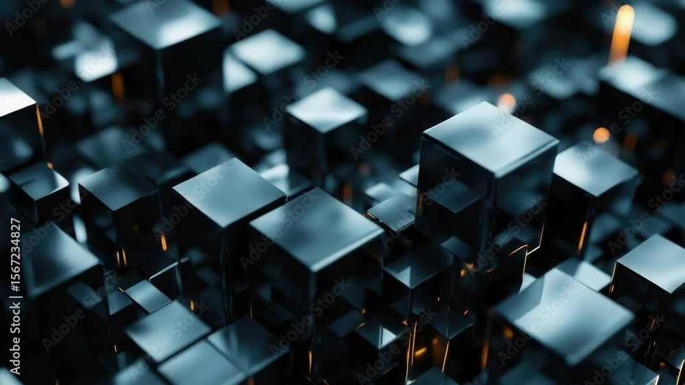 Aufkleber a close-up of a crystalline structure displaying a pattern of geometric shapes. this could be relate