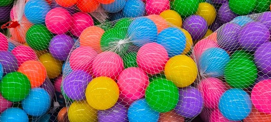 Small colorful balls for children