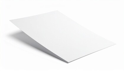 blank paper sheet
