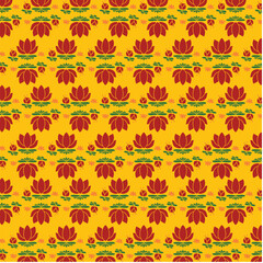 Seamless Pattern Floral Repeat Background